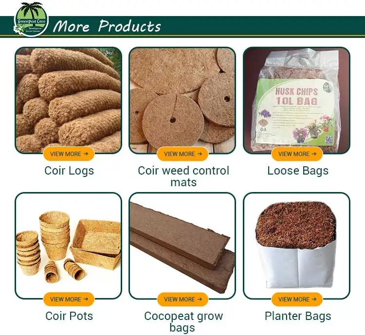 Eco-logical Coir Geo-textiles suitable for controlling erosion and improves soil health made from natural coconut coir