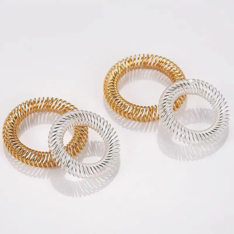 China Wire Forming Spring Manufacturer Contact Metal Shielded Cable High Voltage Conductive Ring Spring