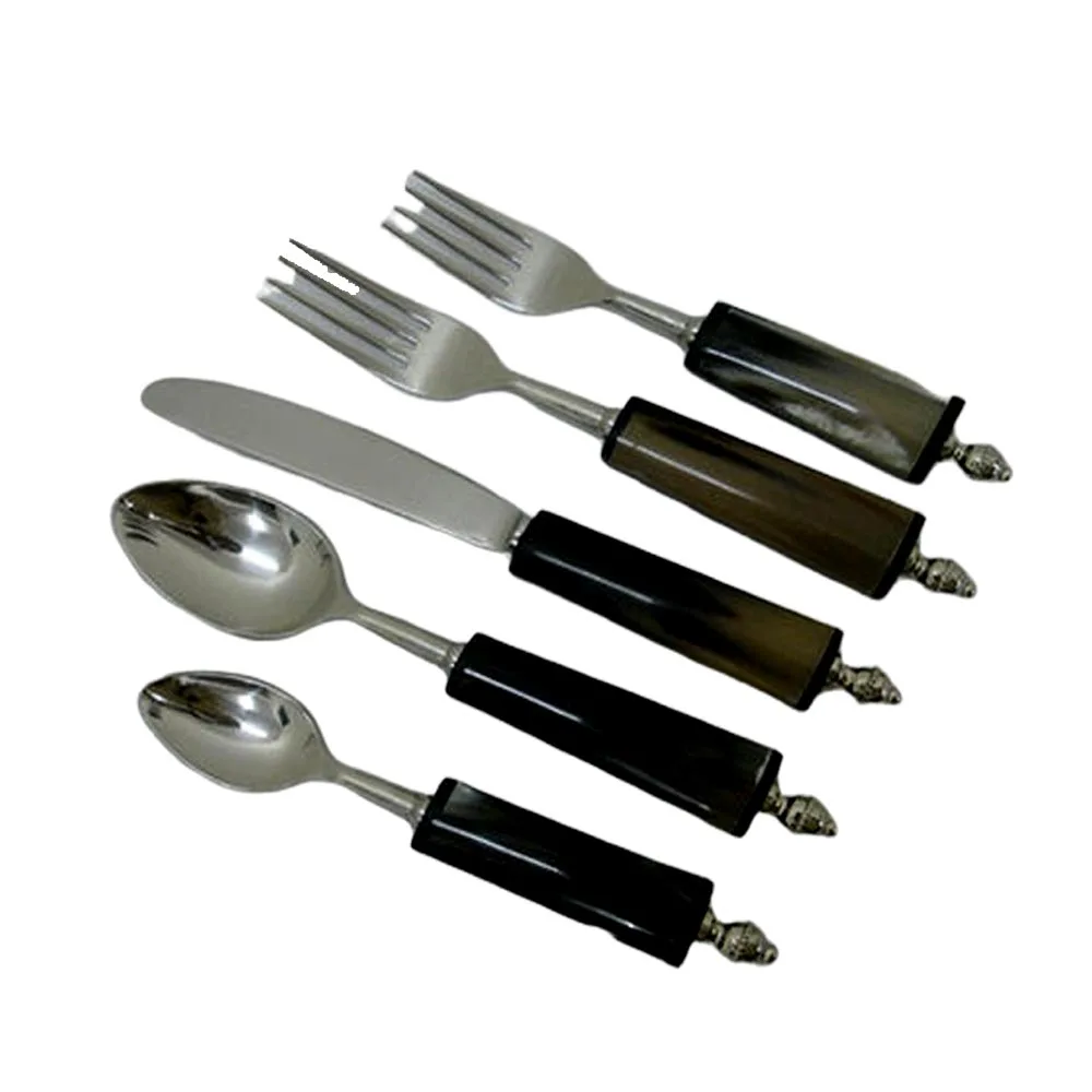 Strong Wholesale Cheap Price Indian Supply Metal Hotels Cutlery Silver Plated Flatware Set for Global B2B Marketplace