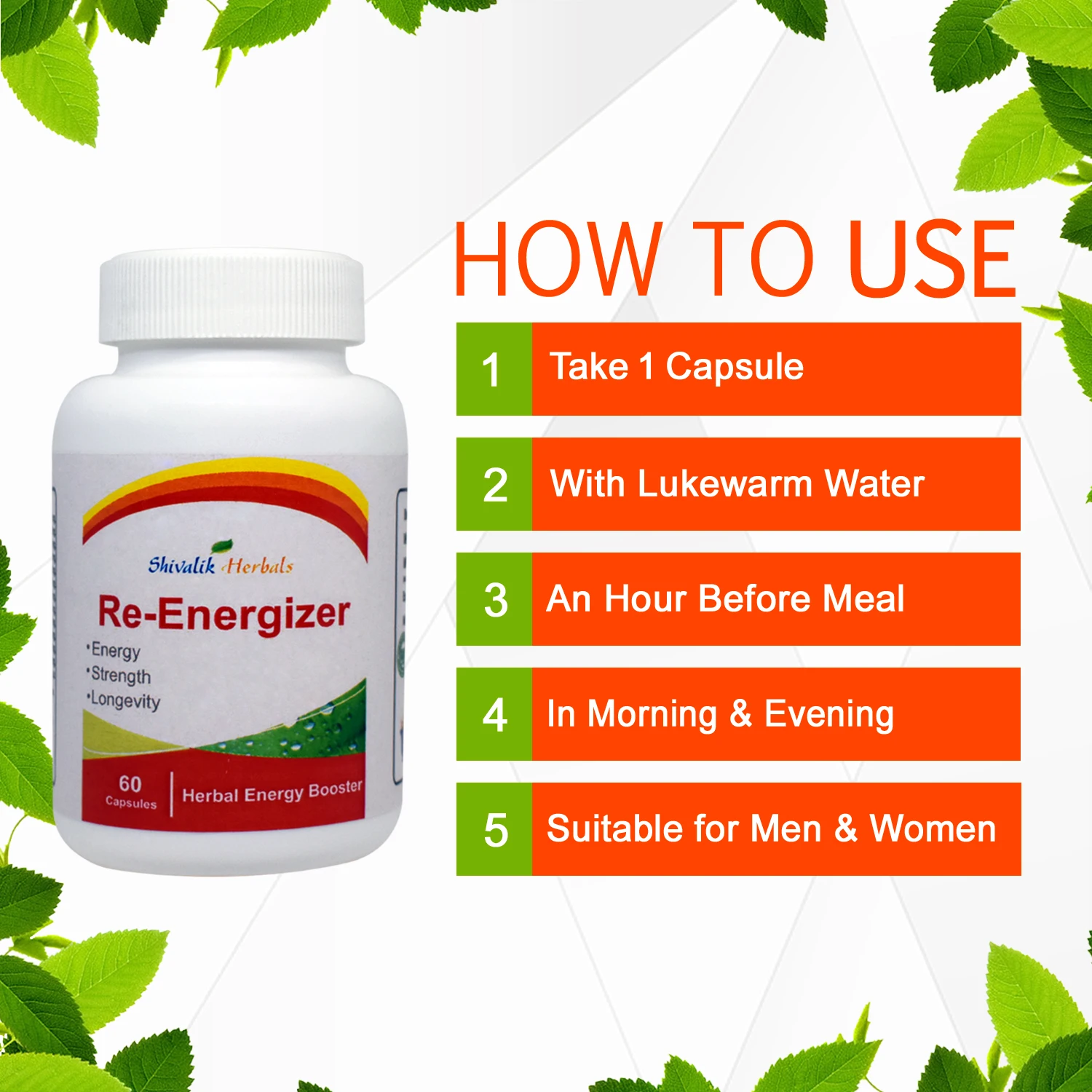 OEM Re-energizer daily nutrition supplement restore weekness and illness boost stamina and keeps one active