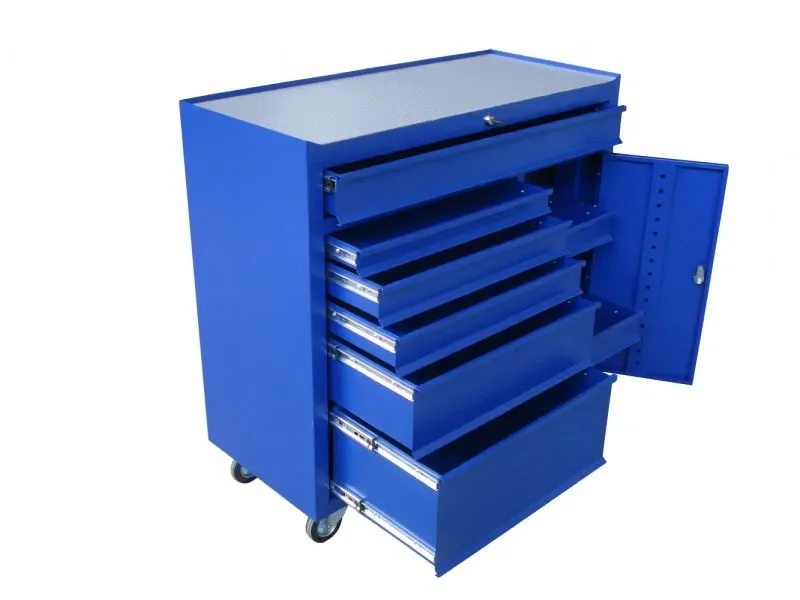 Super Ergonomic High Quality Steel Workshop 8 Drawer Tool Trolley Customized Metal Tool Cart
