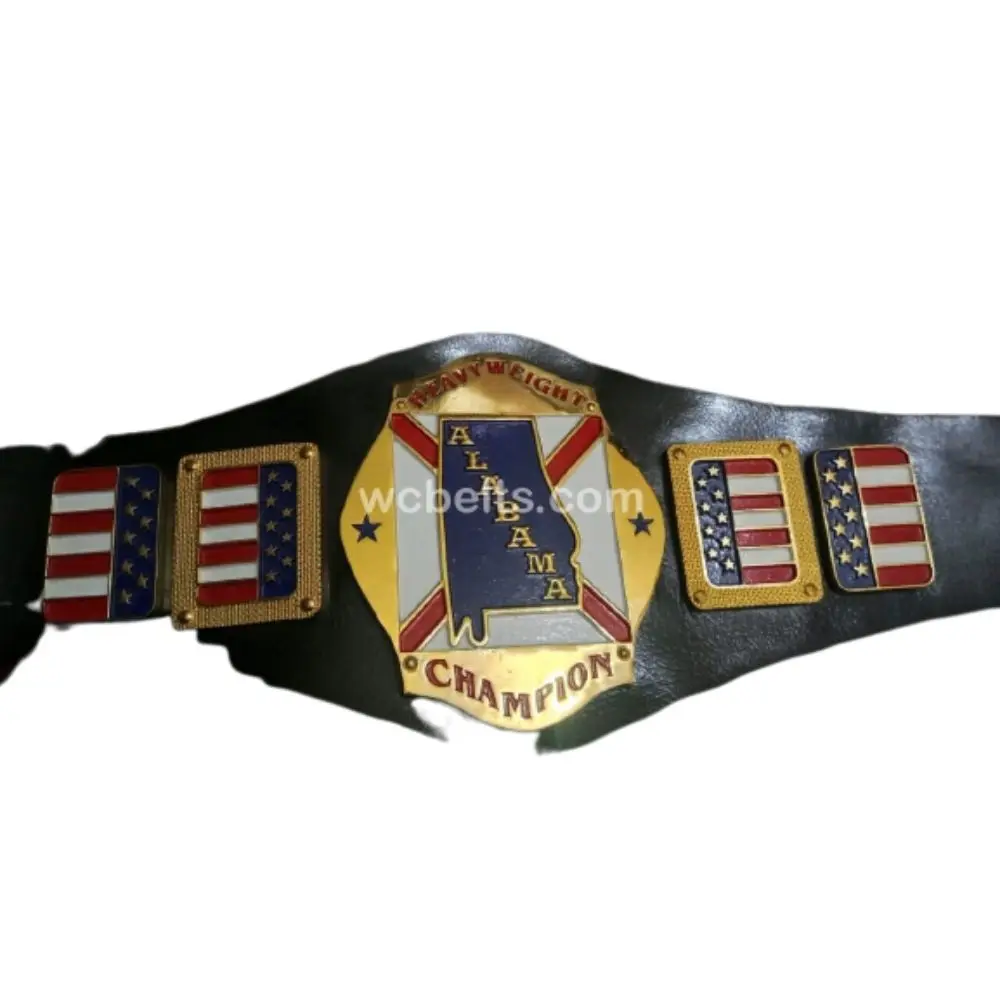 NWA Alabama Heavyweight Wrestling Champion Belt Tony Anthony Gulf Coast