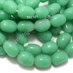 Rainbow Factory Direct Sale At Market Price Strings Oval Beads 12x8 Mm - Green Loose Crystal Beads