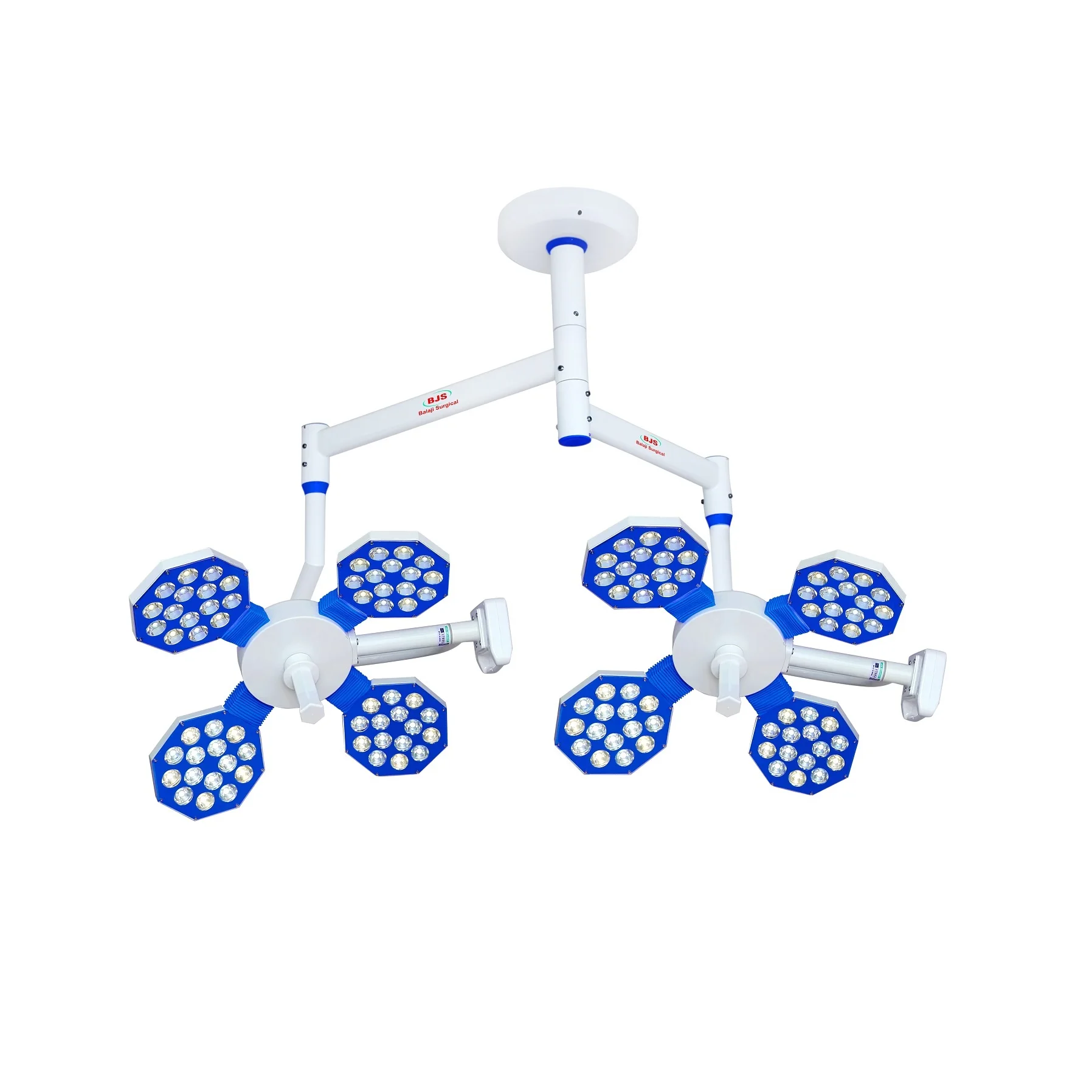 Высококачественный двухкупольный потолочный затеняемый шестигранный 4 + 4 рабочий свет, доступный по экспортной цене