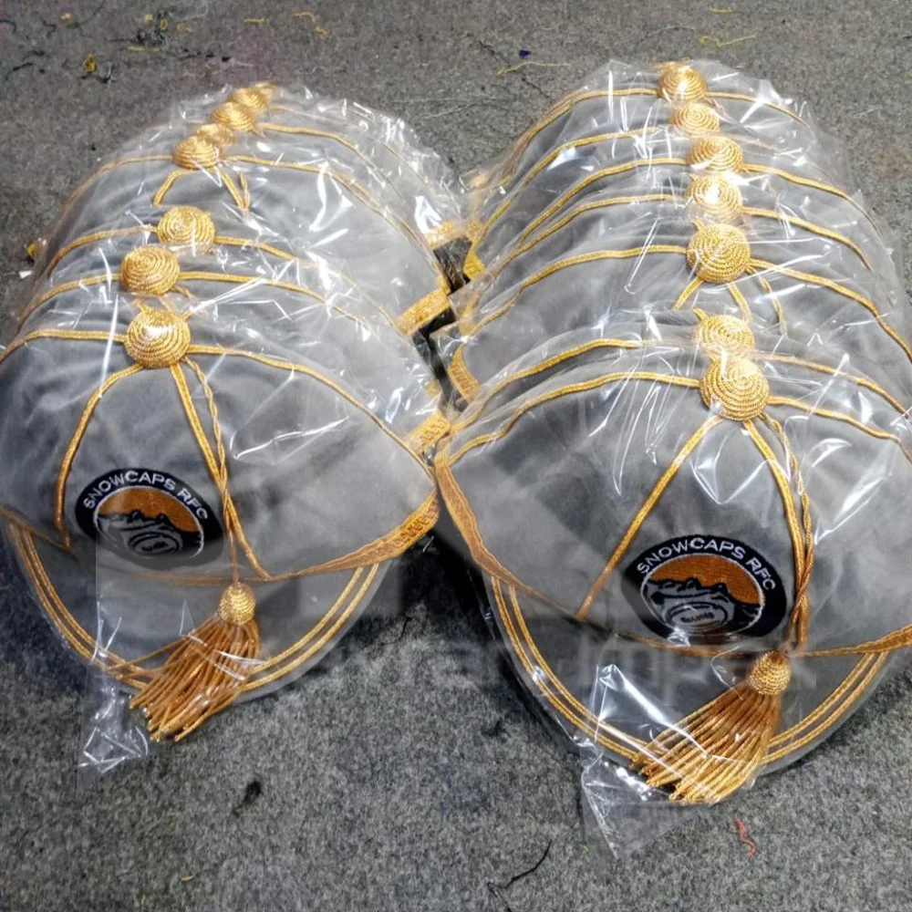 Honours cap velvet international rugby Caps Custom Wholesale Honours Caps Manufacturer and supplier