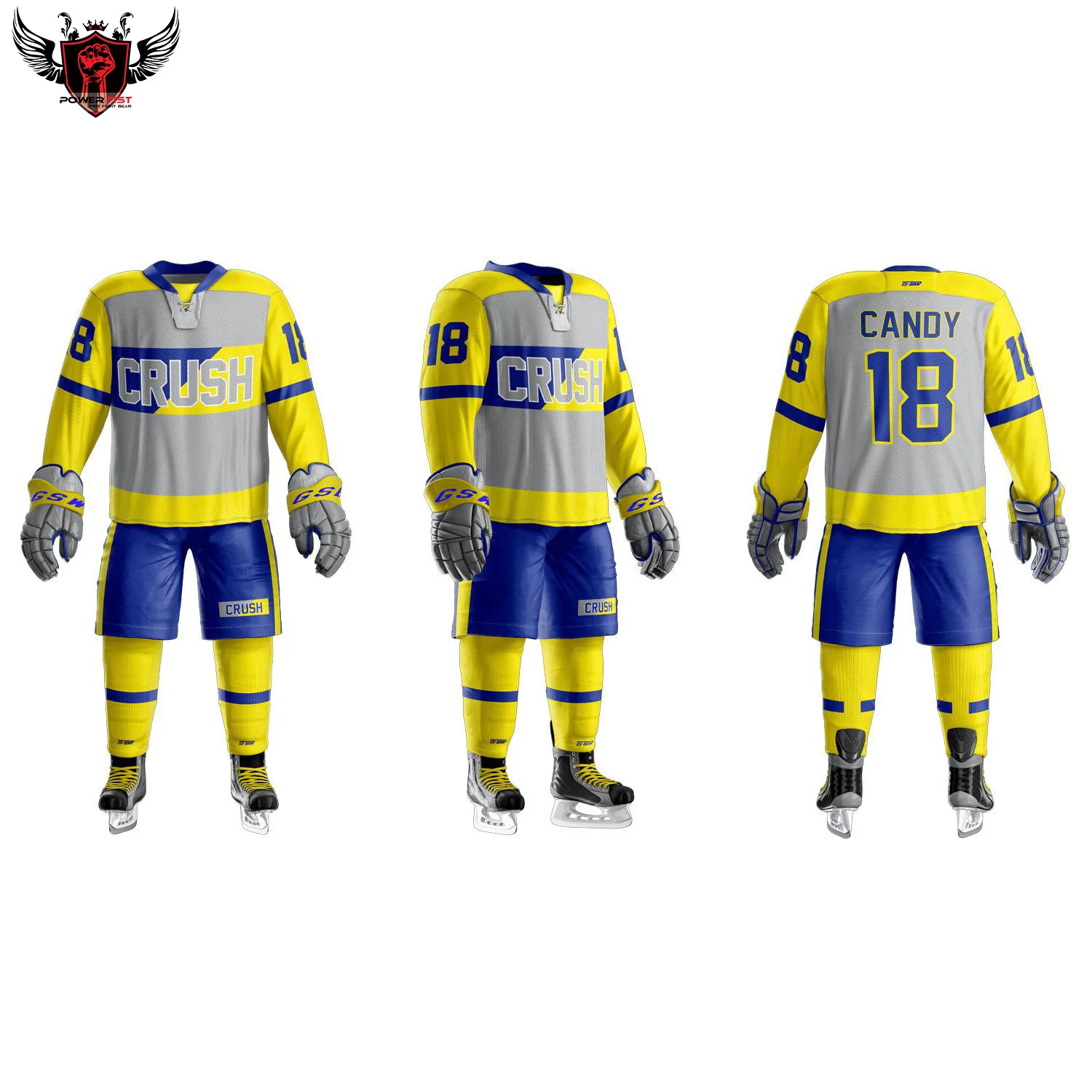 2022 New Men Cool ice Hockey uniform including Jersey Socks & Full Uniform Set Low Price