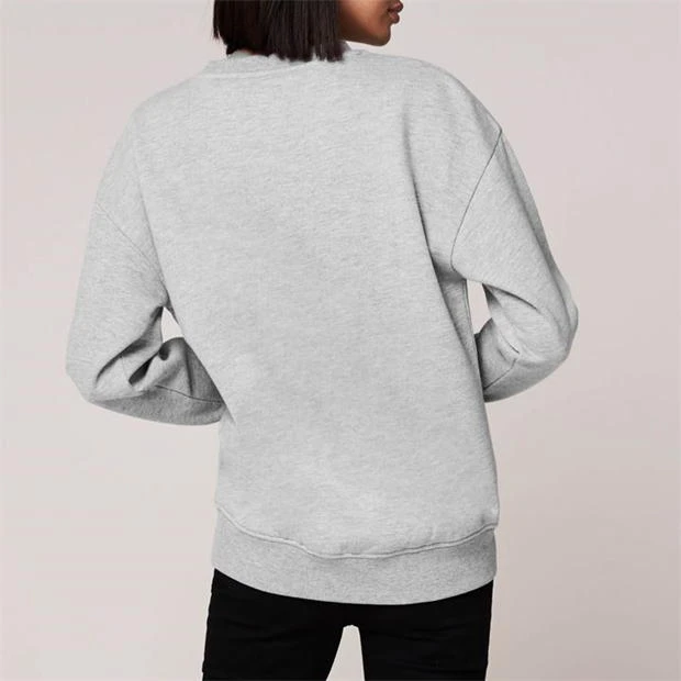 Wholesale Casual Sweat Unique Style Cotton Polyester Plain shirts With Long Sleeve Women Sweat Shirt Crew Neck