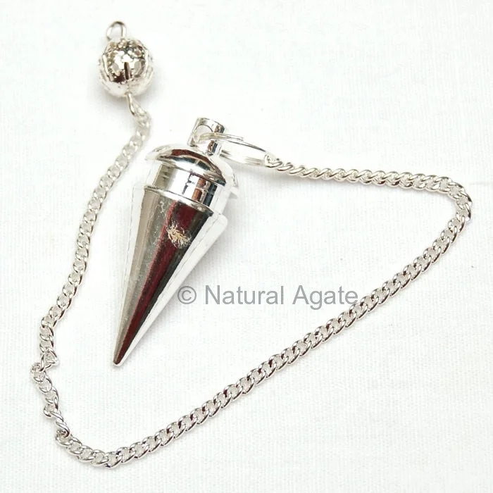 Metal Pendulums For Sale : Opanable Gold Brass Ball Pendulums - Natural Agate