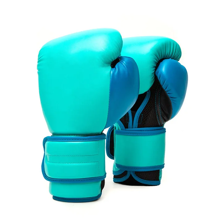Oem Service Boxing Gloves Factory Made Hot Selling Luxury Boxing Gloves Blue Color Boxing Gloves
