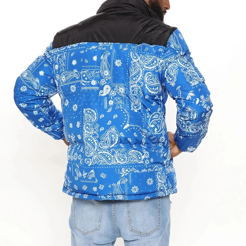 Custom OEM Outdoor Warm Hooded Detachable Hat Men Foldable Into A Bag Golf Down Puffer Jackets