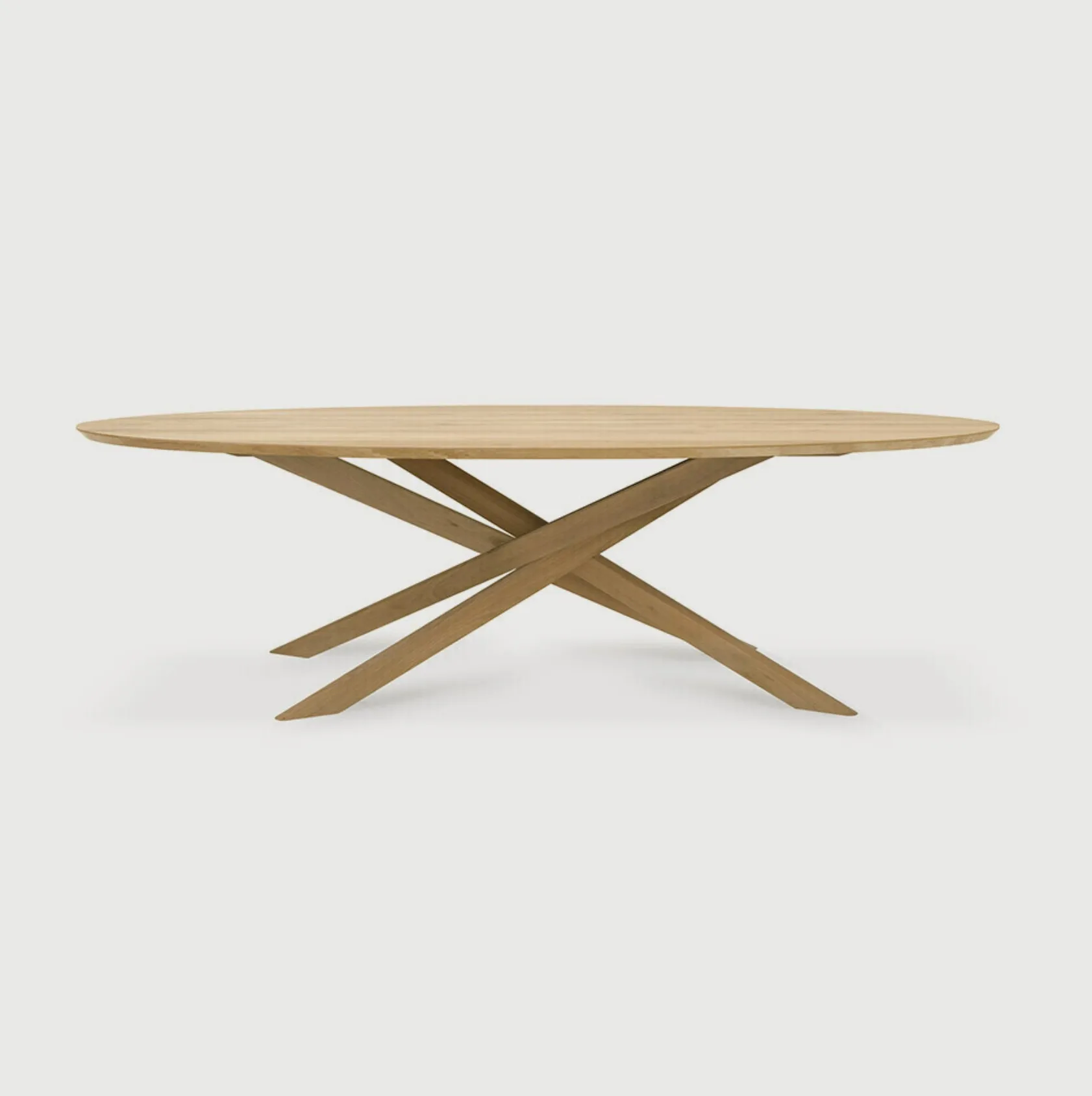 Cross Legged Dining Table 100% Premium Solid Teak Wood for Dining Room Home Furniture
