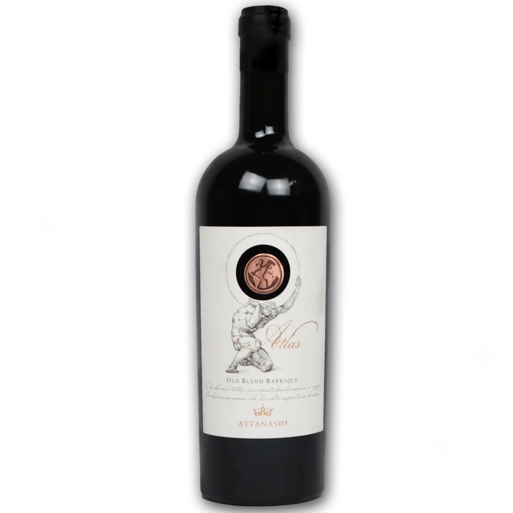 Using for table wine with dry taste grilled dishes flavoring red wine price Attanasio Atlas old Blend Barrique from Italy