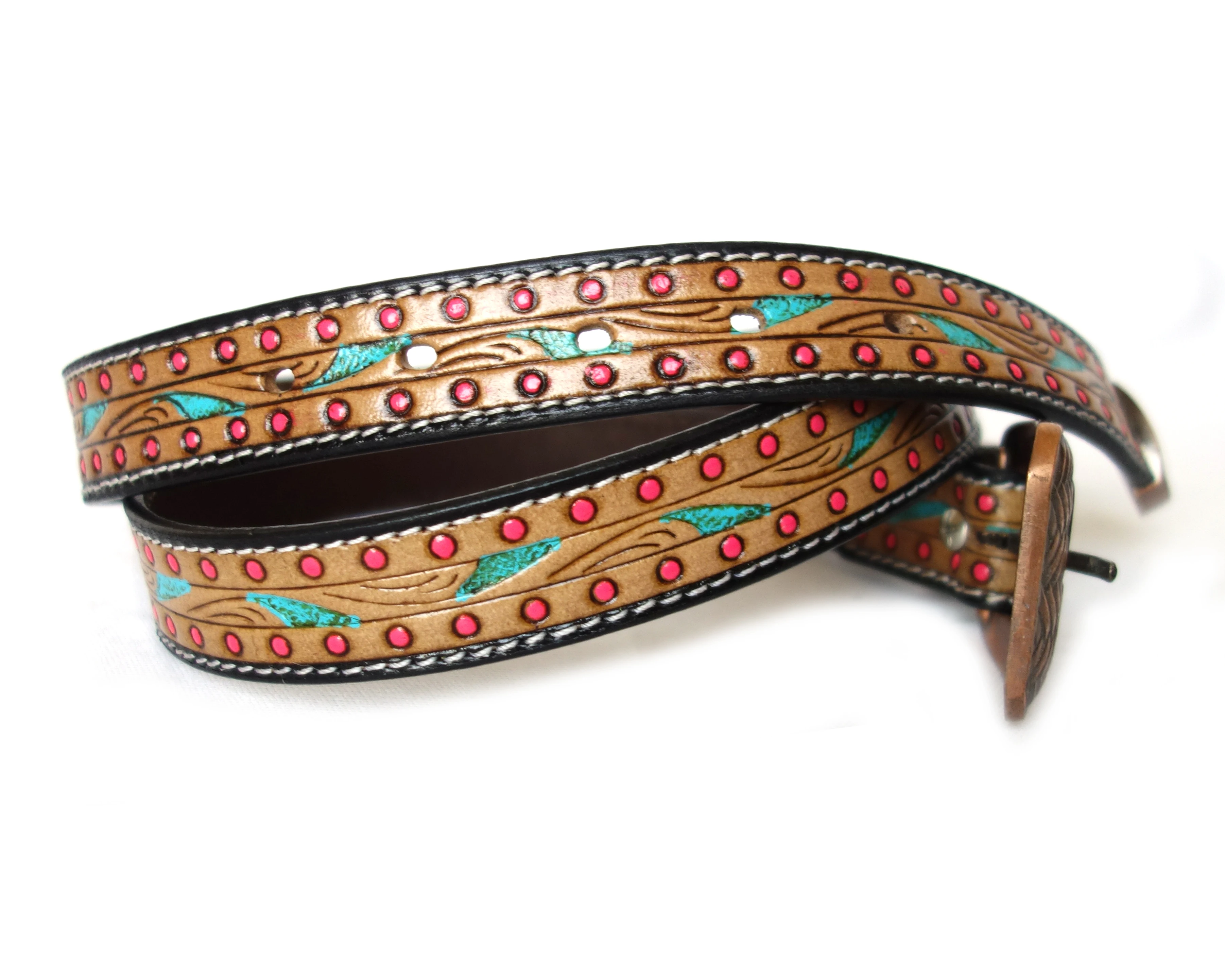 Hand Crafted Leather Belts for Women Ladies Genuine Leather Belt Bulk Purchase 34 to 52 inches Length