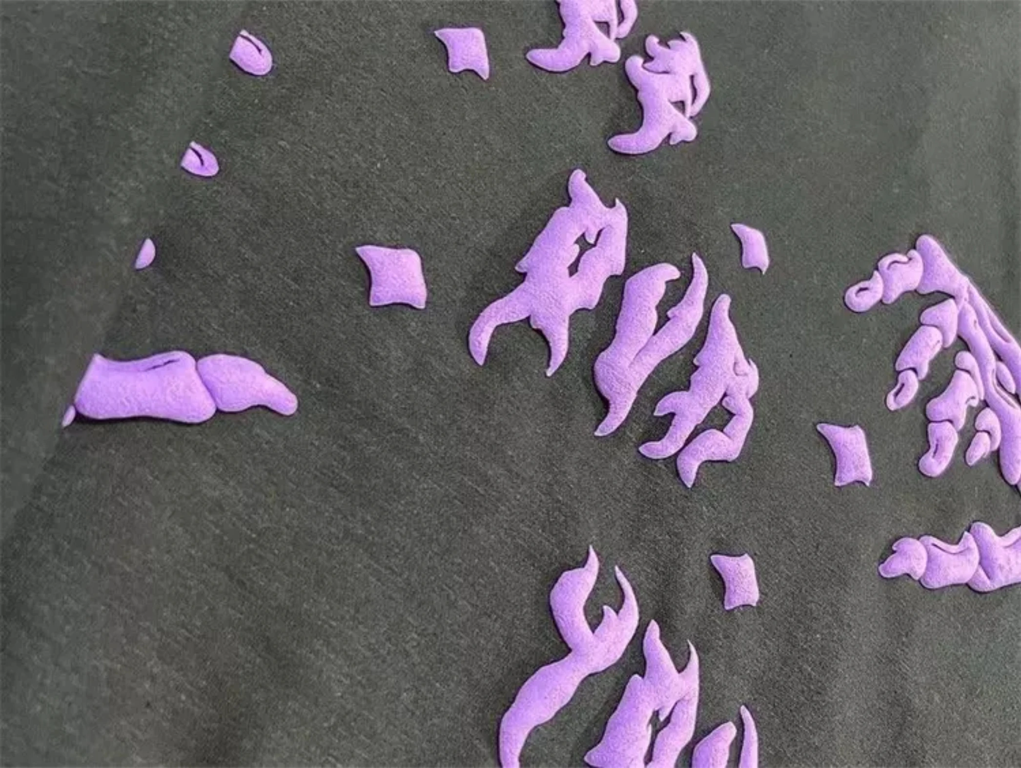 New Arrivals Men Autumn Custom Puff Printing Street Long Sleeve Slim Fit Solid Color Casual Tops Dark Grey Men Stylish Hoodies