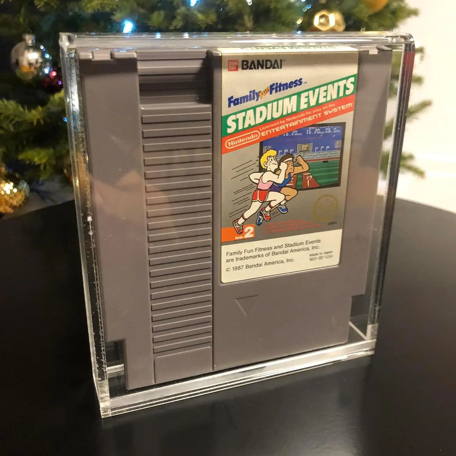 4MM Thick Acrylic Display Protector Compatible Nintendo NES Game Cartridge Anti-Dust Anti-UV Acid-Free Clear Plastic Game Saver