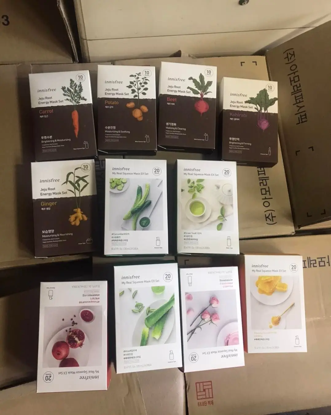 Лидер продаж маска MY REAL сжималка упаковка 20 мл _ Innisfree
