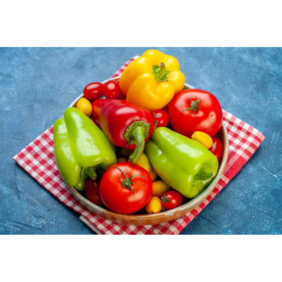IQF Frozen Vegetable Yellow Red Green Frozen Bell Pepper Origin Viet Nam with Cheapest price and Customized logo