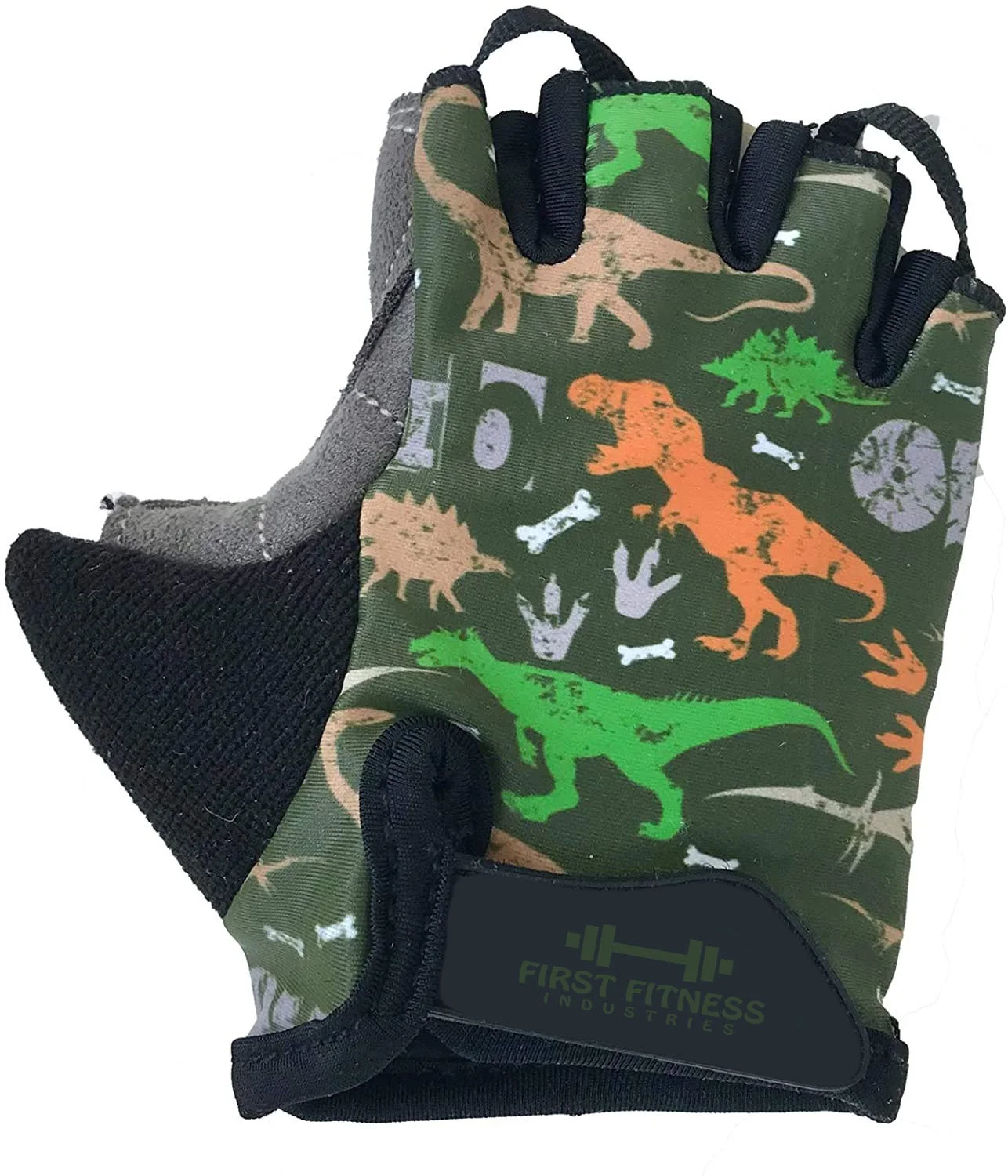 kids Sublimation Cycle Gloves For Out Door Cycling