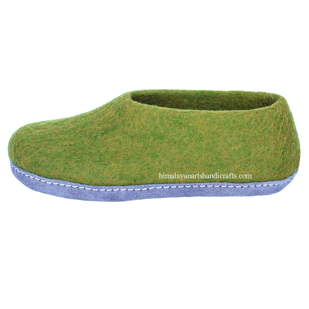 Handmade in Nepal Felt Slipper/Shoes/Boot