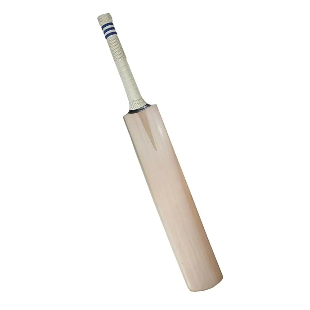 Super Sports Equipment English Willow Cricket Bat with Chrome Sticker Hard Ball Bat Made of Quality Wood Plastic Comes Bat Cover