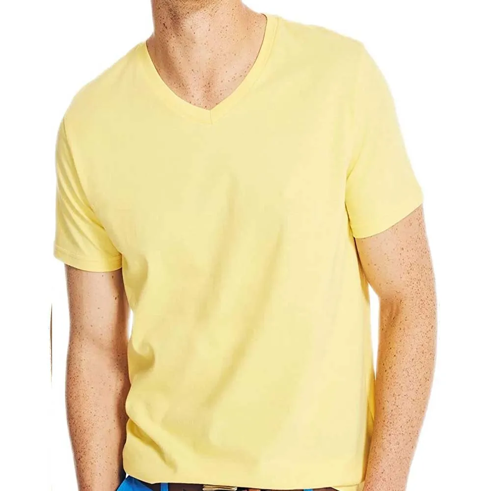 Next Level Mens Premium Sueded V-Neck shirt 6440-Banana T Shirts