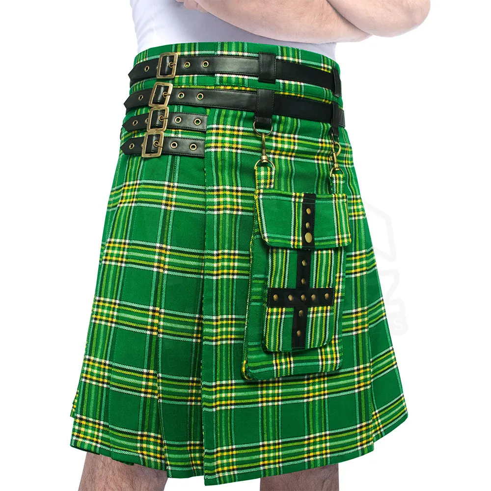 Spirit Tartan Unisex Kilts Skirts High Quality New Arrival Best Selling Sexy Women Mini Kilts