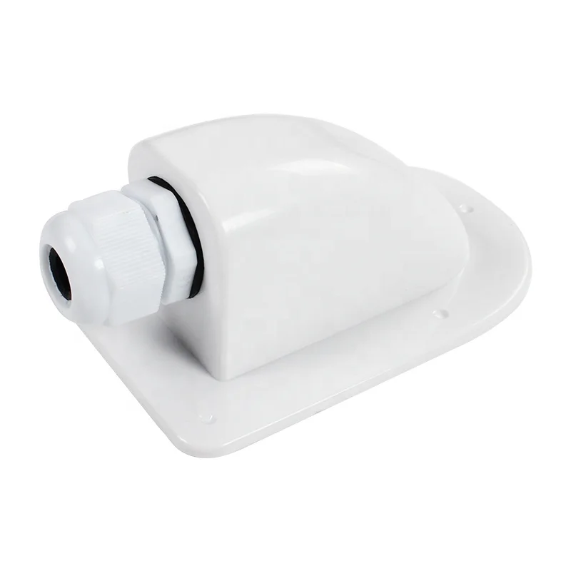 HEYRV RV Accessories White UV-Resistant ABS Waterproof IP67 Solar Double Entry Caravan Camper Motorhome Junction Box