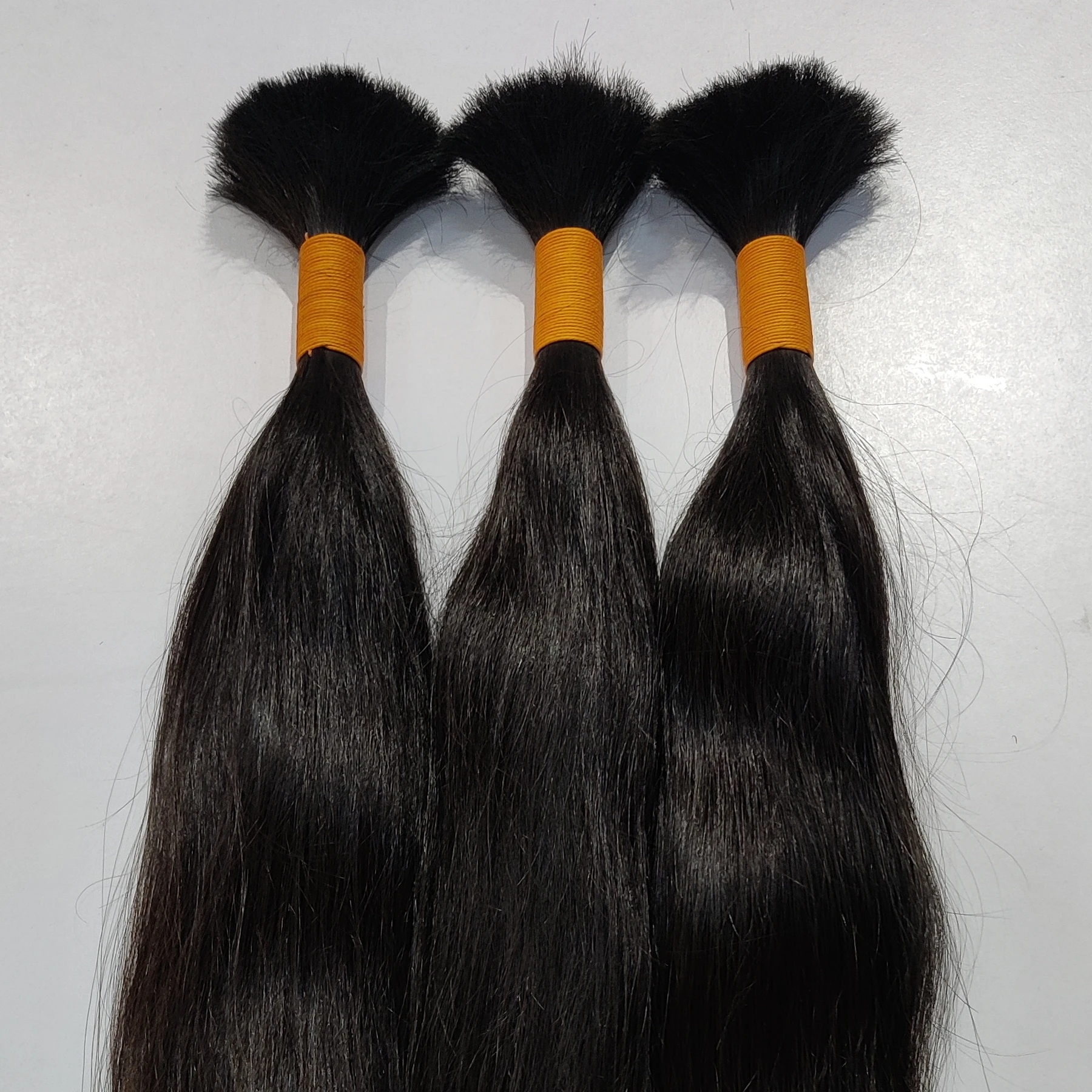 Indian 100% Virgin Bulk Human Hair Extensions Raw Unprocessed Afro Waves Curls 8 Inches Tape Wigs Bundles High Quality Body