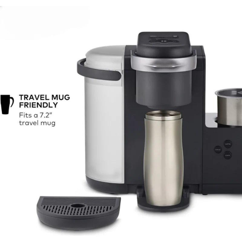 BIGSALE Single Serve K-Cup Coffee, Latte and Cappuccino Maker, Dark Charcoal