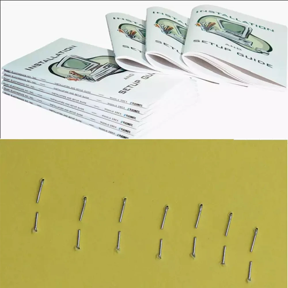 Qike TD-101 single head Wire Saddle and Flat Stitcher Stitching book binding making Machine