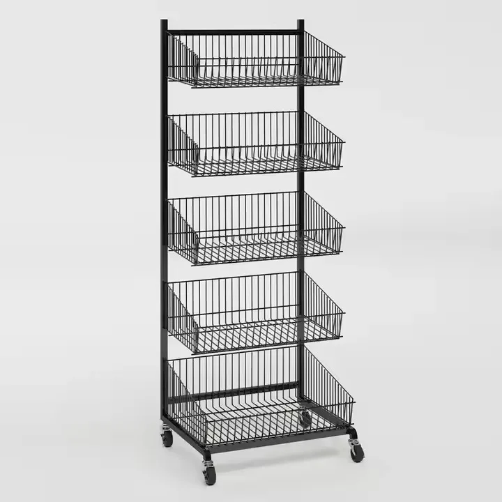Durable Supermarket Display Racks Modern Design Snack Organizing Shelves Made In Vietnam