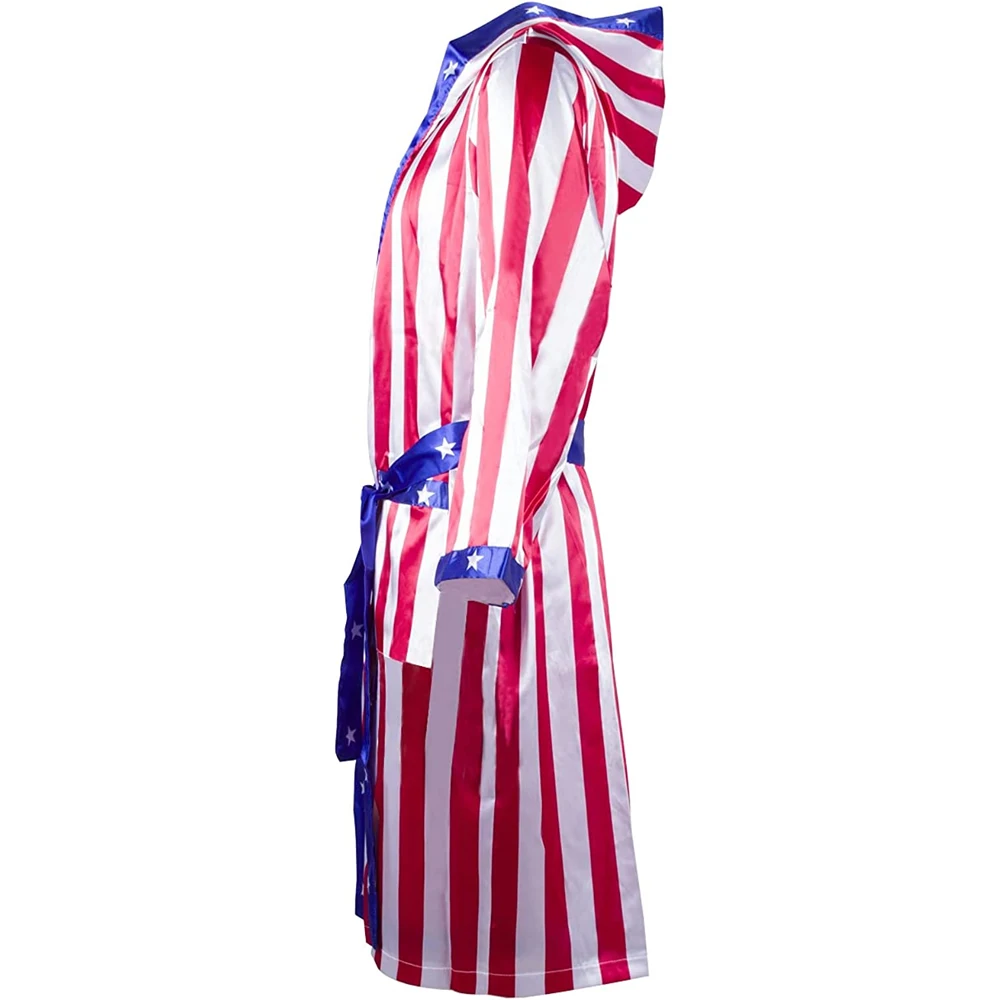 New Arrival Customized Logo Boxing MMA Kickboxing Fighter Robes Boxing Gowns Hooded Robes Unisex Wholesale