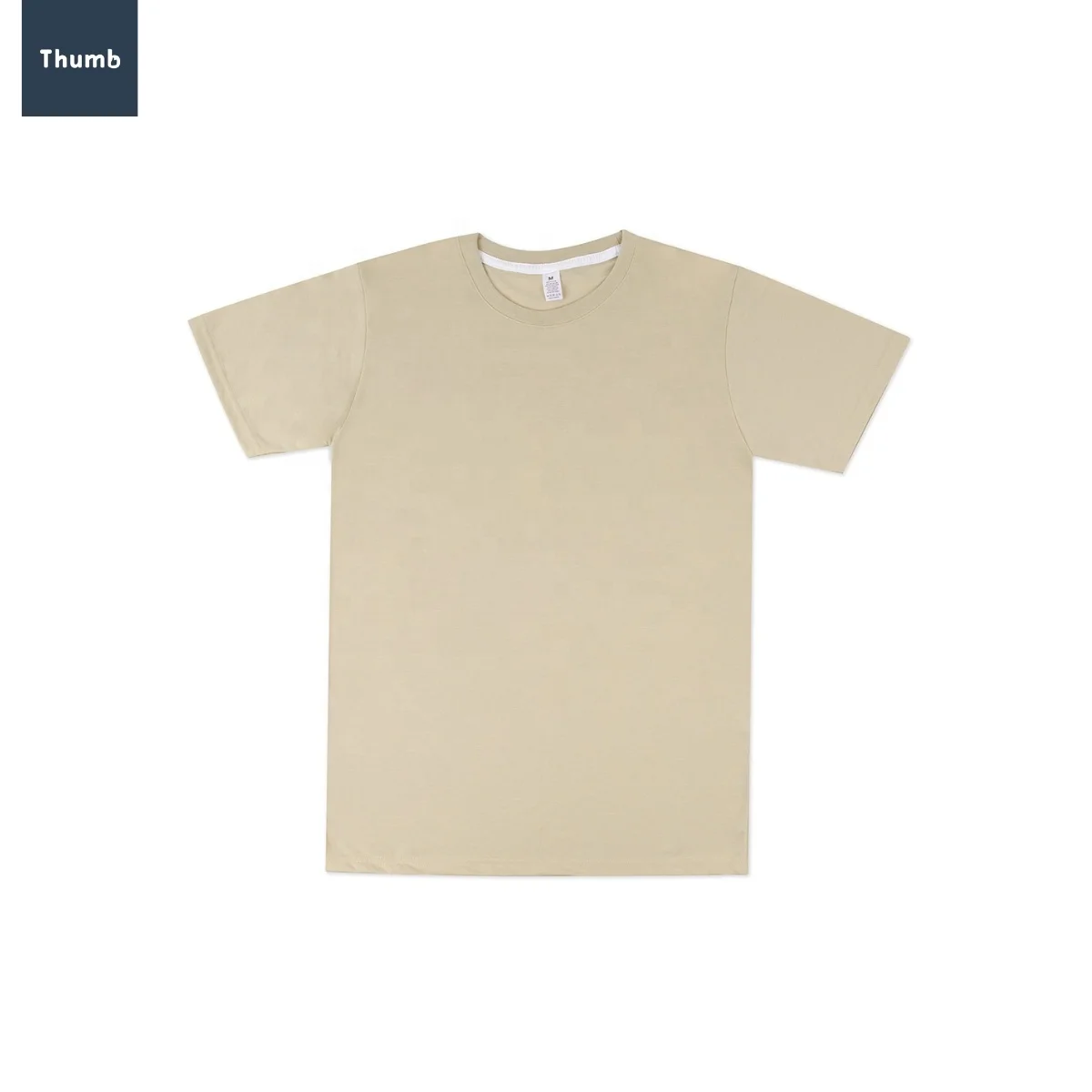 Free Sample Plain Polyester Sublimation Blanks T-shirt Feel Like Cotton and Super Soft in US Size Custom Logo for Brand