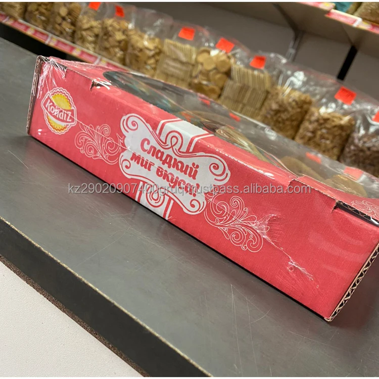 Cookies with vanilla aroma natural grain snacks good quality reliable supplier hot sale cookies and buscuits 0.5kg packaging