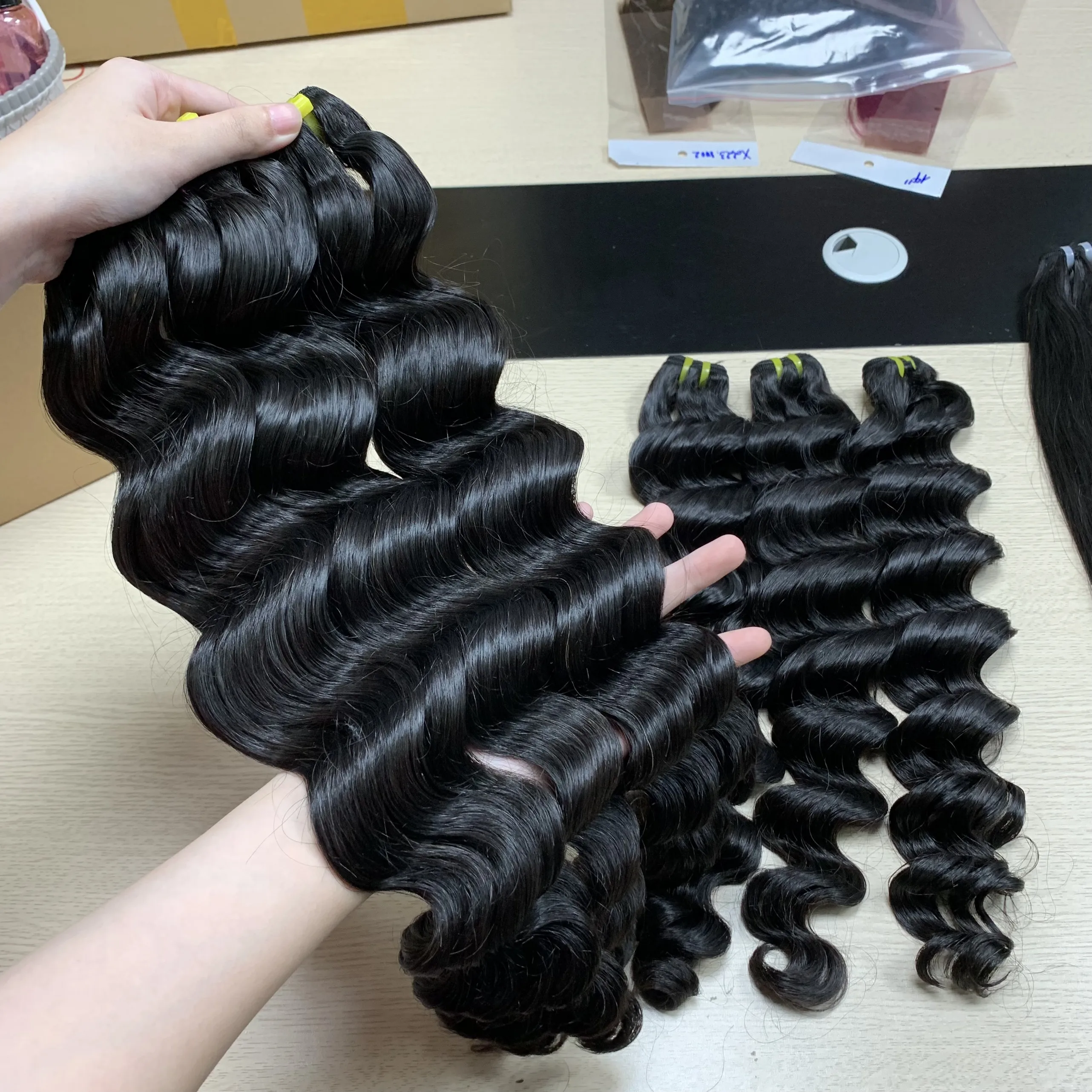 Luxury Quality Bone Straight Vietnamese Wigs, Single Donor Vietnam Hair, Virgin Cuticle Aligned Hair For Women