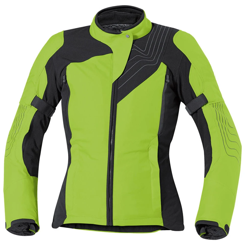 Customize women best motorcycle bike riding textile/touring jacket with certified protector ladies motorbike textile jacket