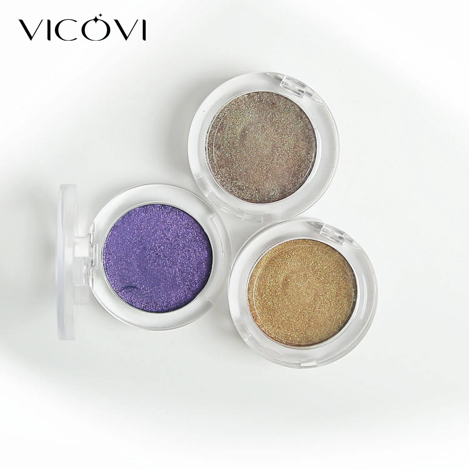 Support small order best High Pigmented Multichrome Eyeshadows Single Eye Shadow Palette Glitter Custom Logo