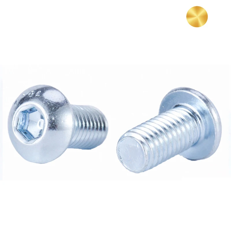 Plate Bolt ISO7380 stainless steel hex socket drive round button pan head machine screw