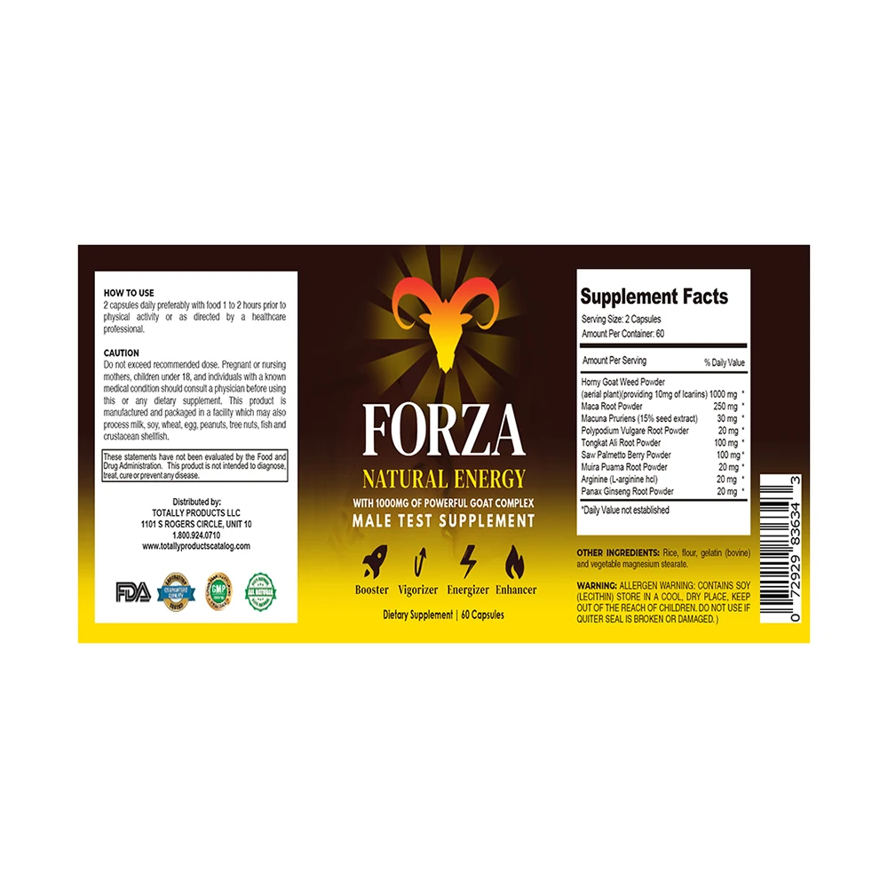 High Quality Best Price Horny Goat Weed Dietary Capsule For Energy Booster