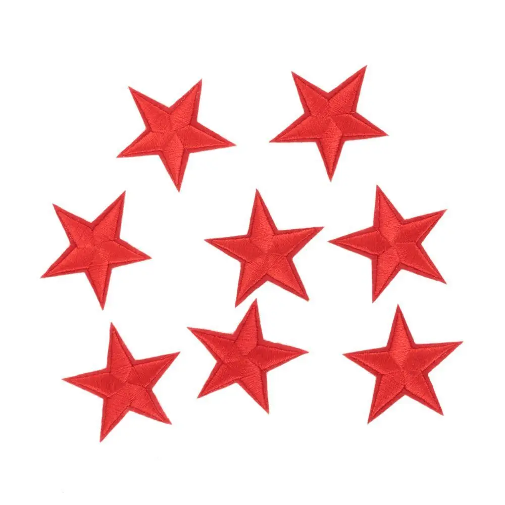 Clothes DIY Badge Embroidery Star Applique Clothing Sew Iron on Patches Iron On Letters for Clothing Embroidery Patches
