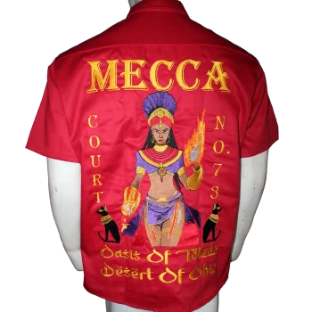 MECCA Court wholesale embroidery shirts Oversized women walking shirts best quality tshirts