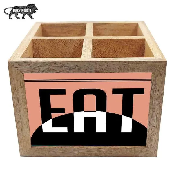 Luxury Wooden Cutlery Holder Best Quality Fork Knife & Spoon Organizer for Kitchen & Restaurant Hot Sale at Low Price