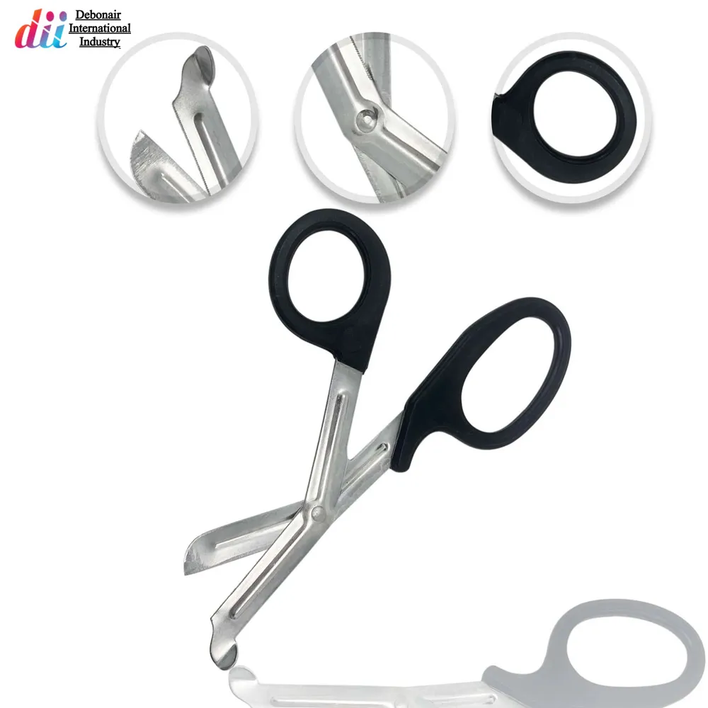 Debonairii Custom Logo Print EMT Trauma Shears Heavy Duty Stainless Steel Newest Product Scissors Making Your Own High Quality
