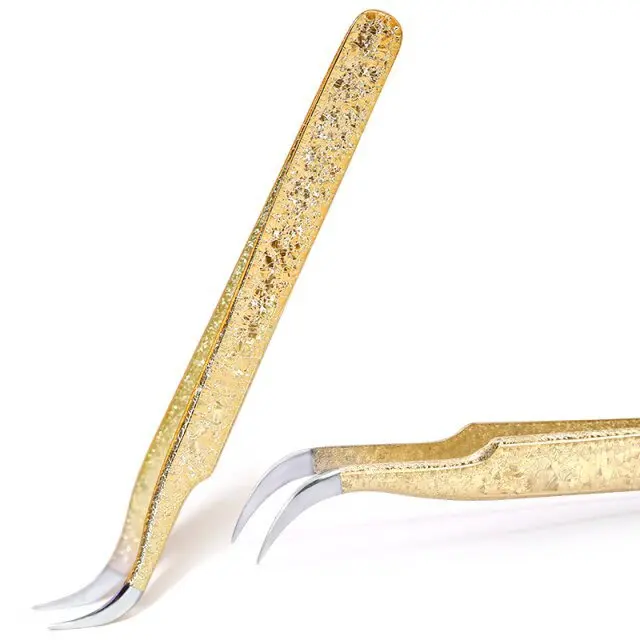 Your Own Logo Design Lash Tweezers Pakistan Made Professional Stainless Steel Eyelash Extension Tweezers