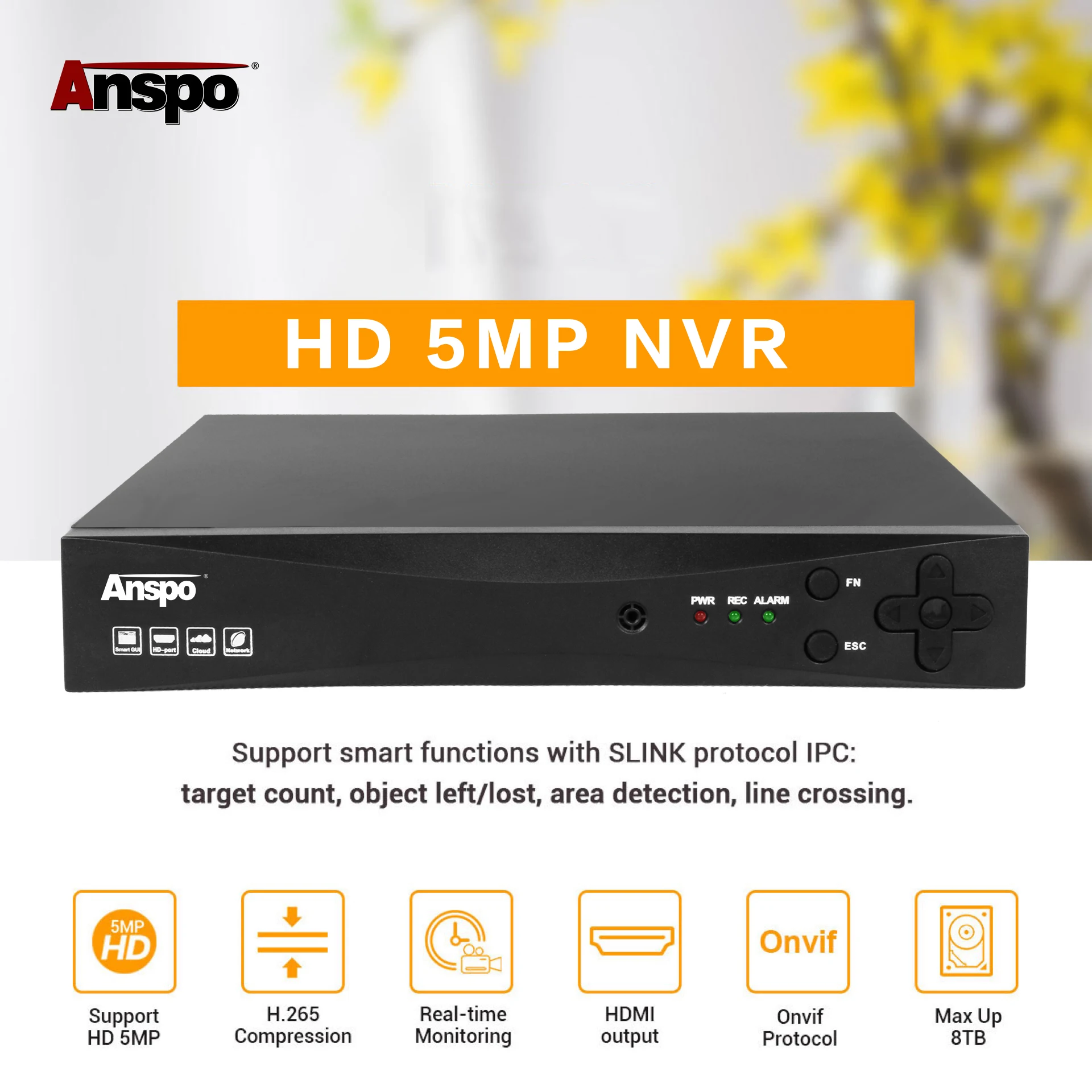 H.265+ 16CH POE NVR IP NETWORK POE Video Recorder  up to 8TB HDD XMEYE P2P CCTV CAMERA