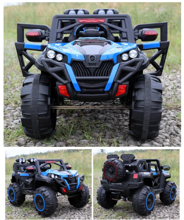 Cheap kids ride on beach buggy/electric ride on car 4 wheels motors car/gift car kids slide car with music lights electric car