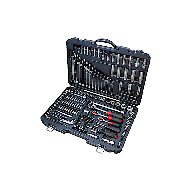 Новейший набор ручных инструментов 218 шт 1/4 & 3/8 1/2 Dr. Tool Set