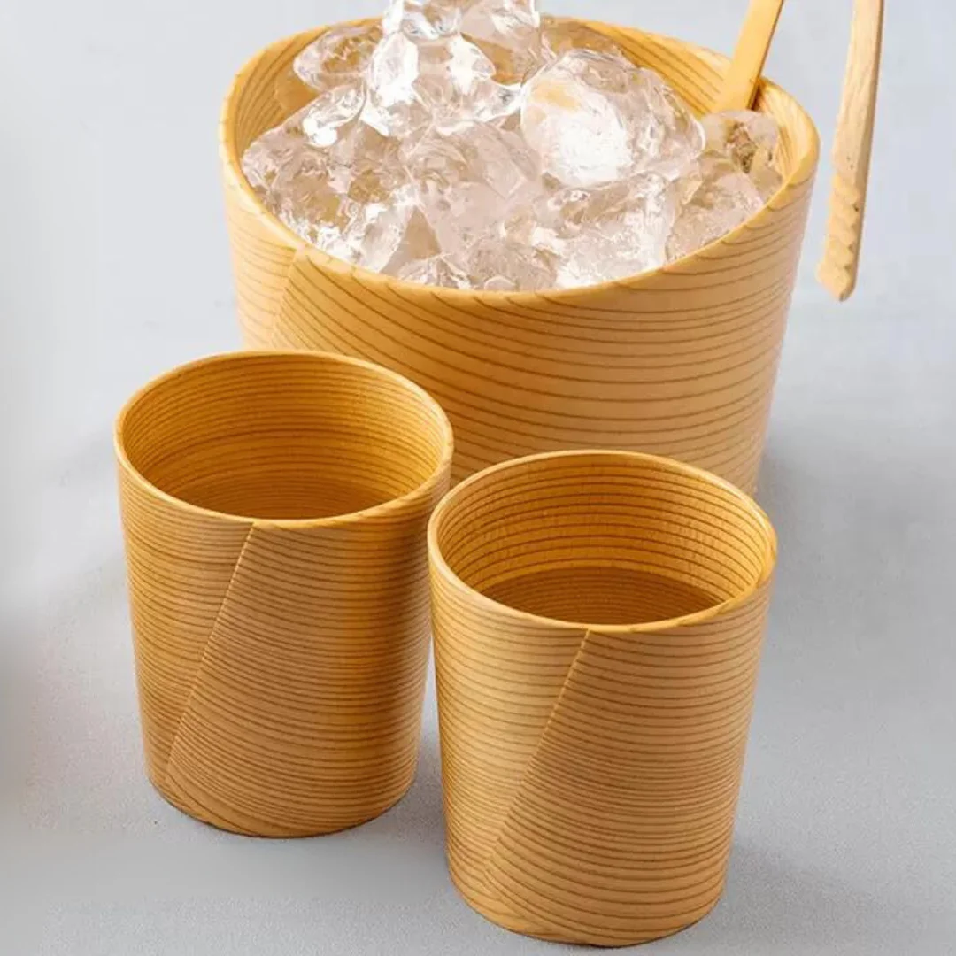 High Quality Wooden Cup Japanese Style Dinnerware Water Cup Tableware
