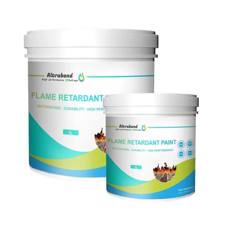 Fire resistance rating paint for buildings