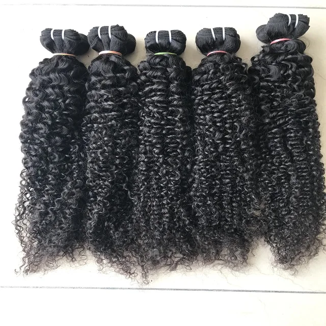 Mink Brazilian Raw Unprocessed Virgin Cambodian Afro Kinky Curly Cuticle Aligned Remy Mongolian Hair Extension Bundle From India